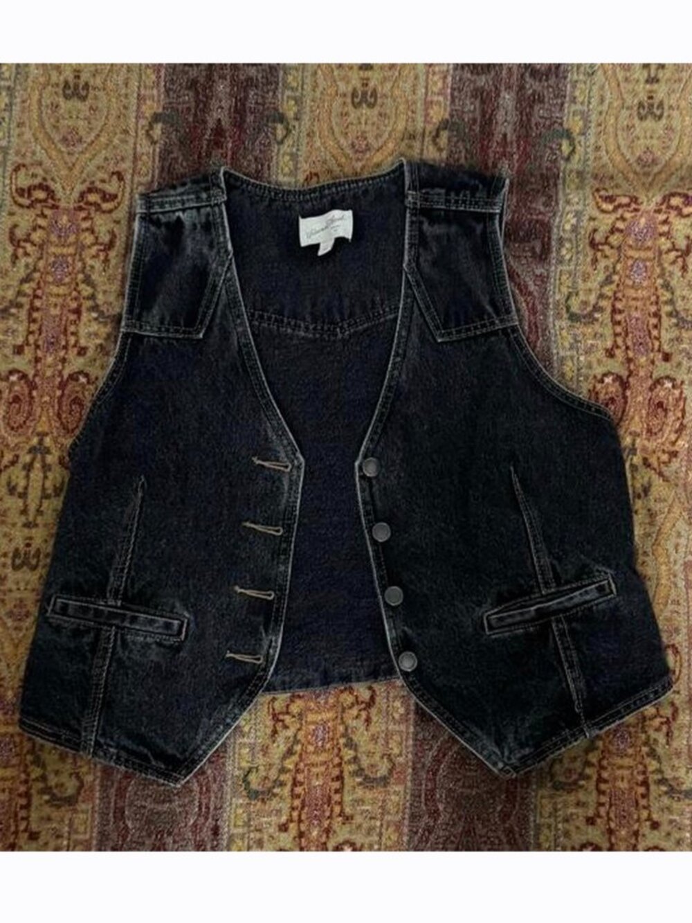 Universal Thread Black Denim Vest